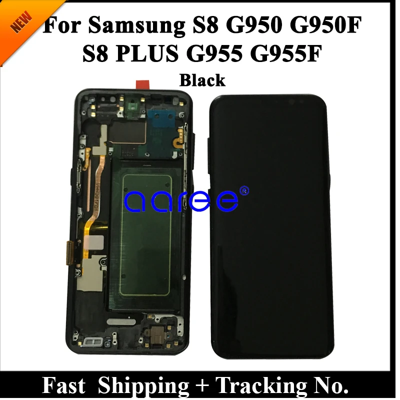 Супер AMOLED lcd для samsung S8 PLUS lcd G955F lcd для samsung S8 Plus lcd экран сенсорный дигитайзер сборка