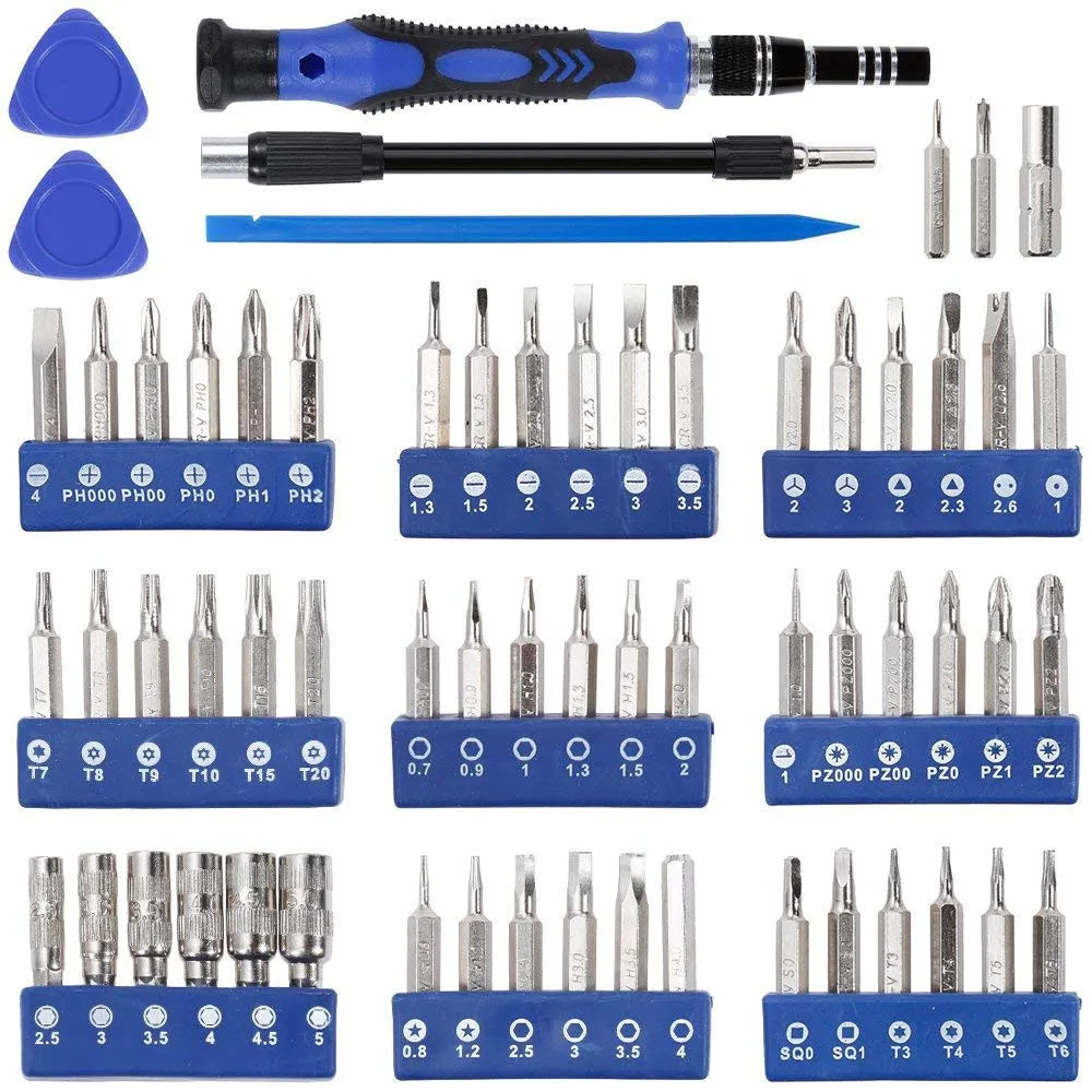 NEW 62 In 1 with 56 Bit Magnetic Driver Kit Precision Screwdriver Set Smartphone Repair Tool Kit for iPhone 8/8 Plus NEW 62 In 1 with 56 Bit Magnetic Driver Kit Precision Screwdriver Set Smartphone Repair Tool Kit for iPhone 8/8 Plus