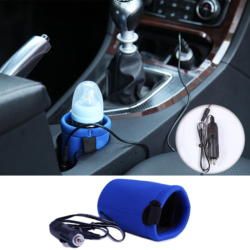 

Car Baby Bottle Warmer Food Milk Travel Cup Heater Portable Thermos Bottle Heater Electric Food Milk Travel Cup Bag Warmer