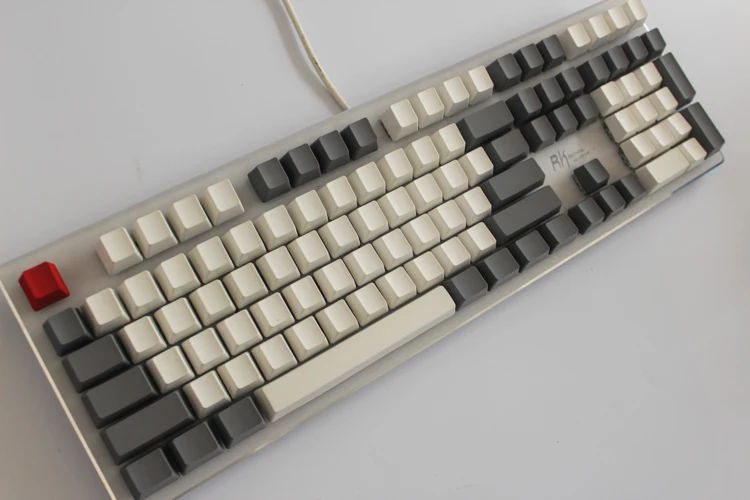 MP 108 пустые ANIS брелки ретро белые& серые PBT брелки OEM высоко Keycap для Keycool/NOPPOO/Ducky/filco механическая клавиатура