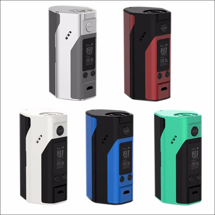 Wismec Reuleaux RX200S Mod улучшилось 0.96 дюйма OLED Экран с Обновление Прошивки контроля