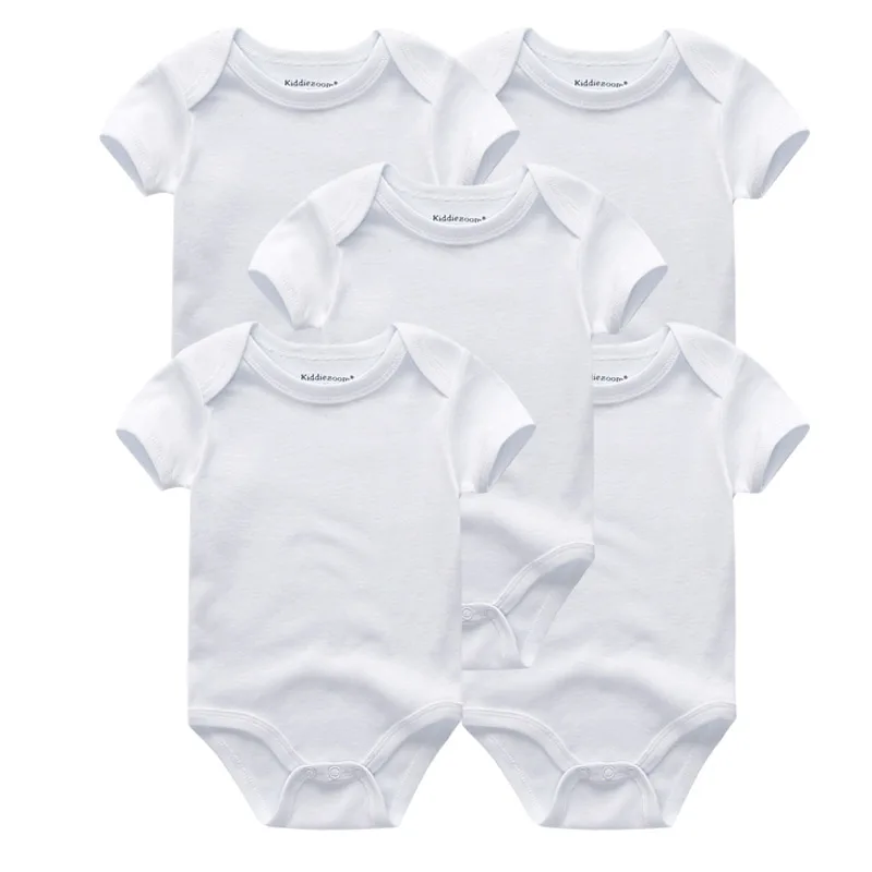 Распродажа; 5 шт.; детские комбинезоны из хлопка; одежда с короткими рукавами для малышей; Детский комбинезон с рисунком; Одежда для маленьких мальчиков и девочек - Цвет: BDS5061