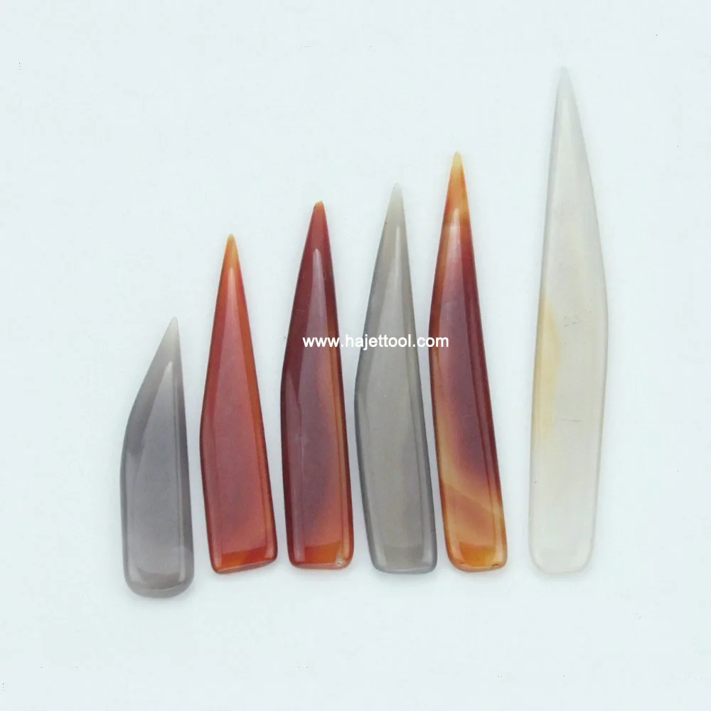 Free Shipping Agate Burnisher Polishing Knife shape ring bangle