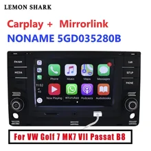 6.5 Mib Mqb Autoradio Carplay Mirrorlink Bluetooth-Compatibel Ops Reverse Camera Voor Vw Golf 7 MK7 Zeven Passat b8 5GD035280B