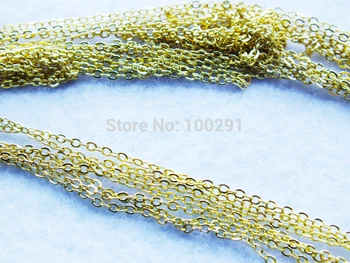 

Free shipping, 2mm gold plated extender chain MN-1835