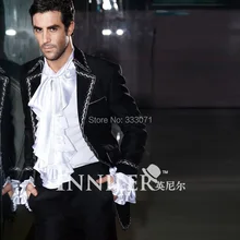 Выполненный на заказ Свадебные смокинги для жениха для Для мужчин костюмы утро, друга жениха, черный с лацканами Свадебная вечеринка костюмы тонкие облегающие куртки Штаны