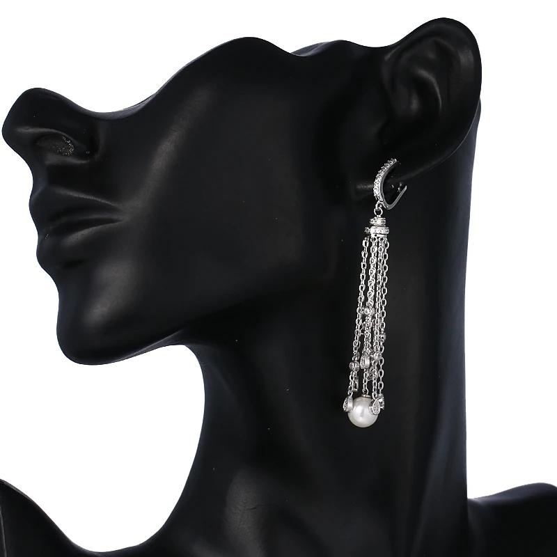 EMMAYA новые серьги подвески с длинной цепочкой и кисточками|dangle earrings|fashion dangle