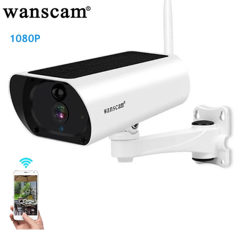 

WANSCAM K55A 1080P Solar WiFi IP Camera IR 2-Way Audio IP66 Waterproof 2MP HD Security Surveillance Camera Support Cloud Storage