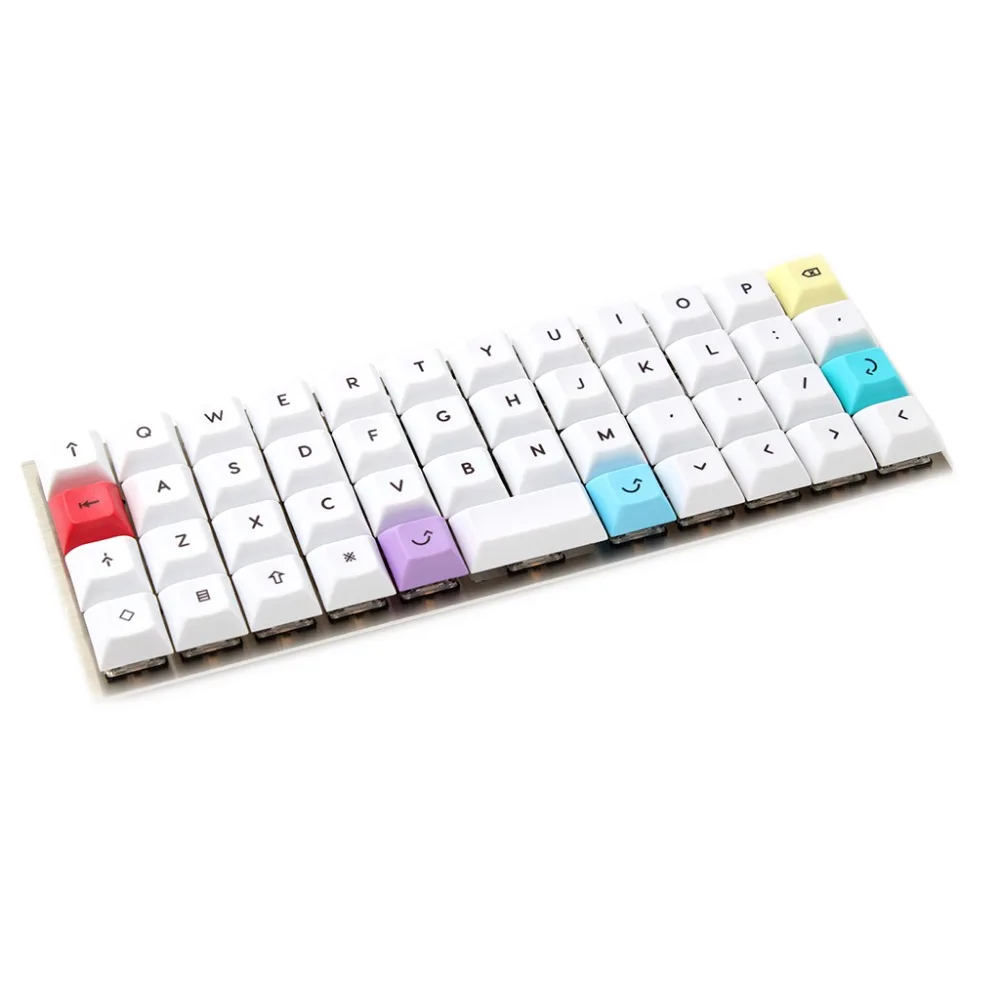 YMDK - 10 Tasti Vuoti DSA 1U Per Tastiera Meccanica MX, Spessore 1.4mm, Colori In PBT E ABS, Kit Personalizzazione