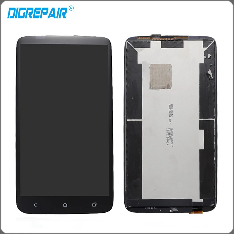 Black For HTC One X AT&T LCD Display Monitor Touch Screen Panel with