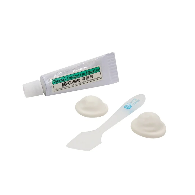 

10PC GD9980 Thermal Conductive Grease Paste Silicone Plaster For LED Chip Heat Sink Compound High Performance Net Weight 10 Gram