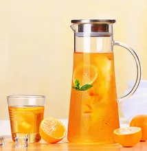 Hohe Qualität Glas Wasserkocher Zwei-wege Outlet Wasser Krug Hitzebeständige Transparente Teekanne Edelstahl Sieb Saft FlowerTeapot