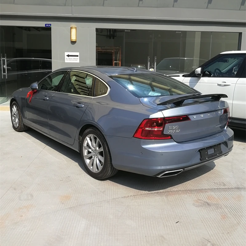 For Volvo S90 Spoiler ABS Material Car Rear Wing Primer ...