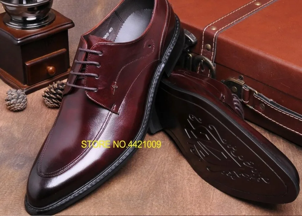 

Spring Mens Fashion Oxfords Shoes 2018 Gentle Business Office Dress Shoes Autumn Italian Leather Shoes For Man Hombers