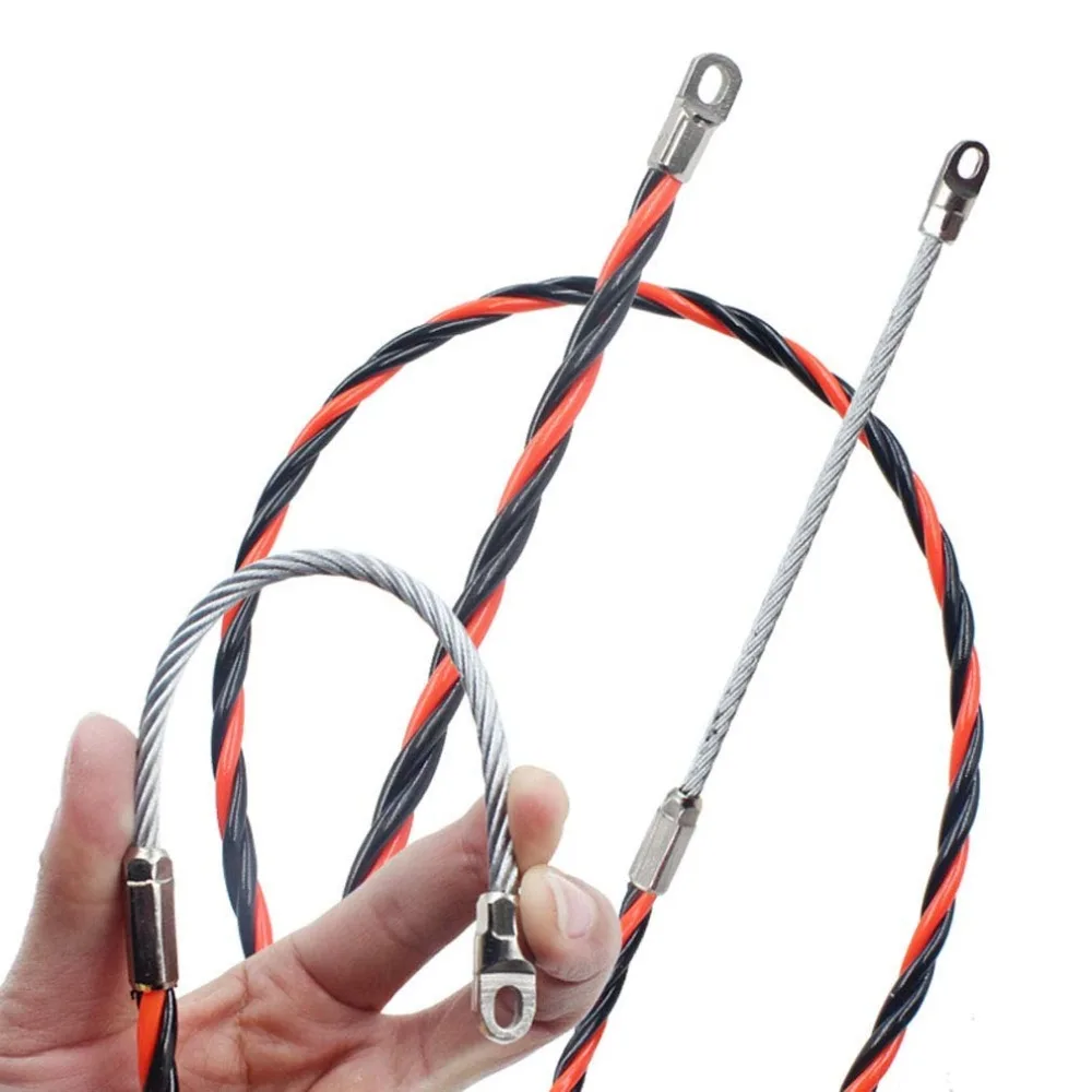 

5/10/15/20/25/30/50M Electrical Wire Threader Electrician Threading Device Wire Cable Running Puller Lead Construction Tools
