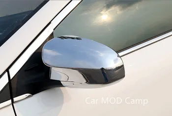 

For Toyota Vios Yaris Sedan 2014 - 2017 ABS Chrome Rearview Mirror Cover Side Mirror Cover Trim 2pcs Car Styling Accessories!