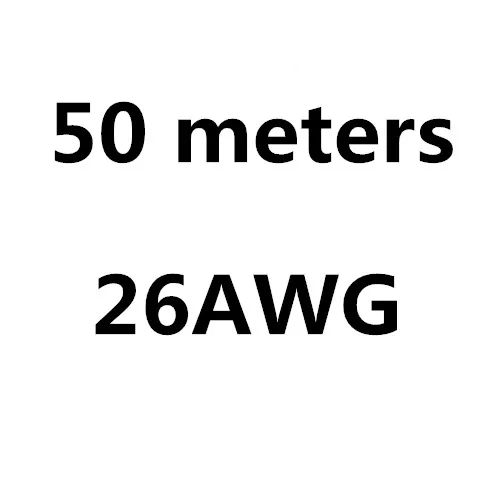 4 6 7 8 10, 11, 12, 13, 14, 15, 16, 17, 18, 20, 22, 24, 26 28 30 AWG силиконовый провод ультра гибкий Тесты линия кабель высокого Температура - Цвет: 50 m 26 AWG