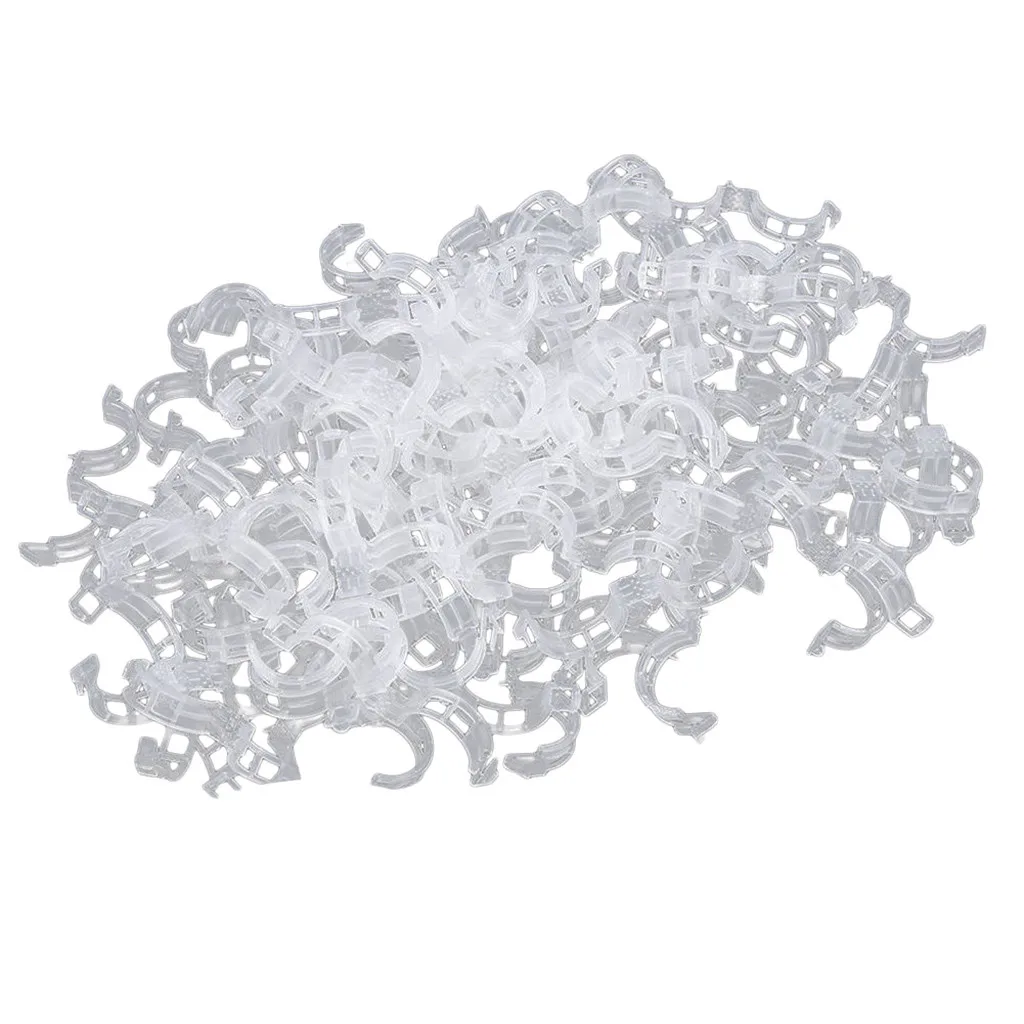 

Greenhouse Plastic Hanging Vine Plant Support Clips Vegetables Garden Ornament Plants Hanging Garden Vegetables Tomato Clips