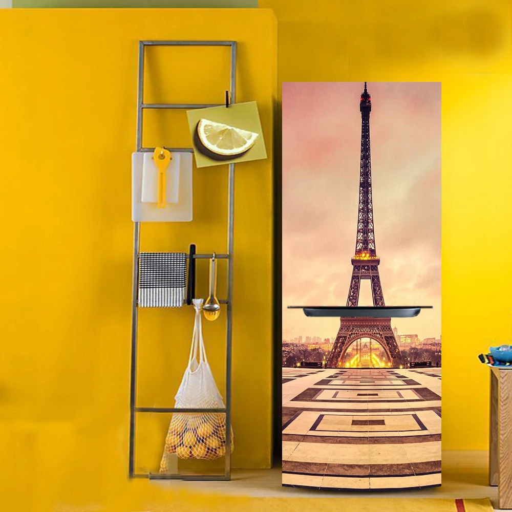 yazi hd effie tower pvc self adhesive refrigerator yazi hd effie tower pvc self adhesive refrigerator