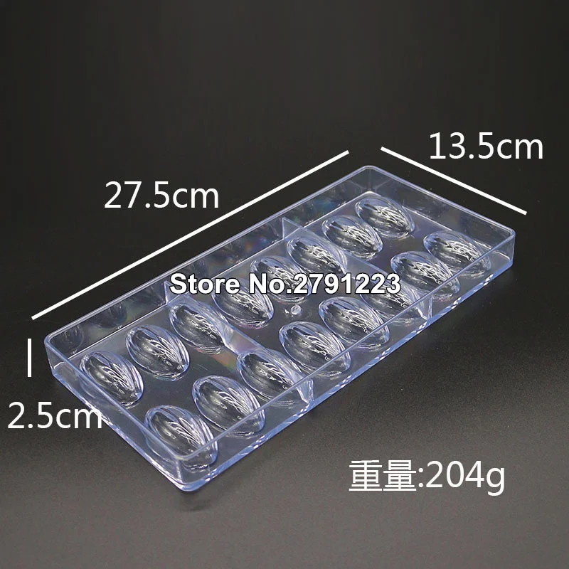 로터스 초콜릿 금형 올리브 모양의 폴리 카보 네이트 초콜릿 금형 3d 캔디 금형 베이킹 금형 도구 크리스마스 파티 3d 식품 금형