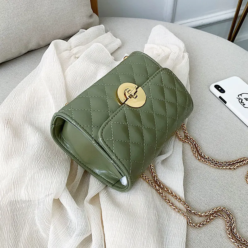 

New Korean version of Baitao Linger single shoulder bag with fashionable embroidery thread chain and oblique side bag