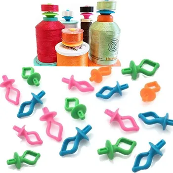

12PC Bobbin Holder. Storage your Bobbins on Top of Thread Spools 5BB5043