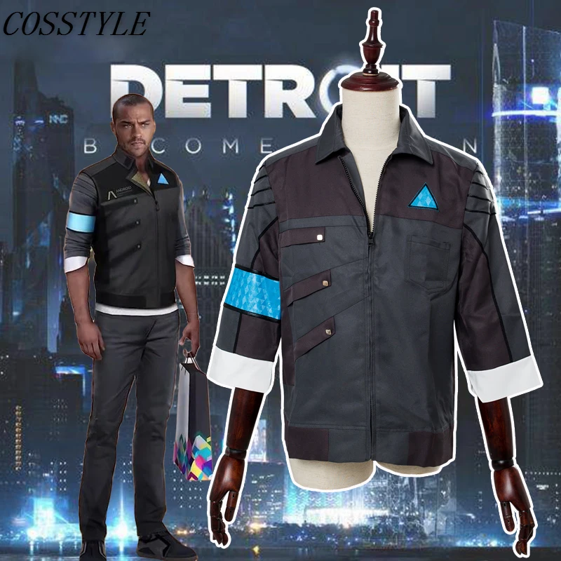 

Detroit: Become Human Cosplay Costume Marcus RK200 Jackets Men's Coat Top Adult Christmas Halloween Party Gifts Game Uniform