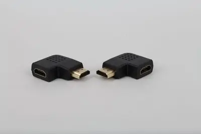 HDMI адаптер «Папа-мама» конвертер угол 90 градусов поворот направо HDMI разъем поддерживает HD 1080P