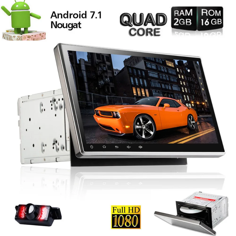 Bluetooth FM/AM радио WIFI 3G 4G EinCar двойной Din автомобильный стерео Android 7 1 16 Гб RAM 2 с 10