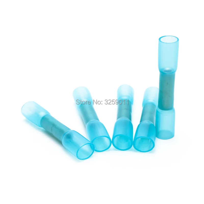Cabo de Fio Terminais de Cravar Bloco de Bht Pcs de Nylon Elétrico Isolado Conectores Termorretracção Bumbum Azul 2 16-14 Awg 500 4 Elétrico Isolado Terminais de Cravar Conectores Termorretracção