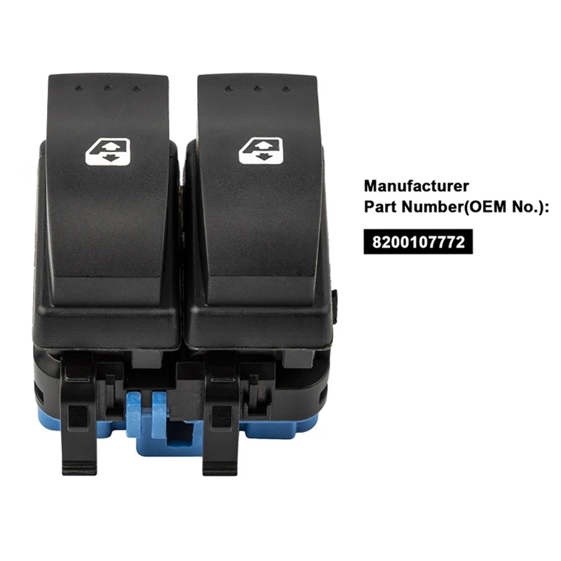 

Electric Window Lifter Switch Button Front For Renault MEGANE II 2 SCENIC II GRAND SCENIC II 2002-2009 8200107772