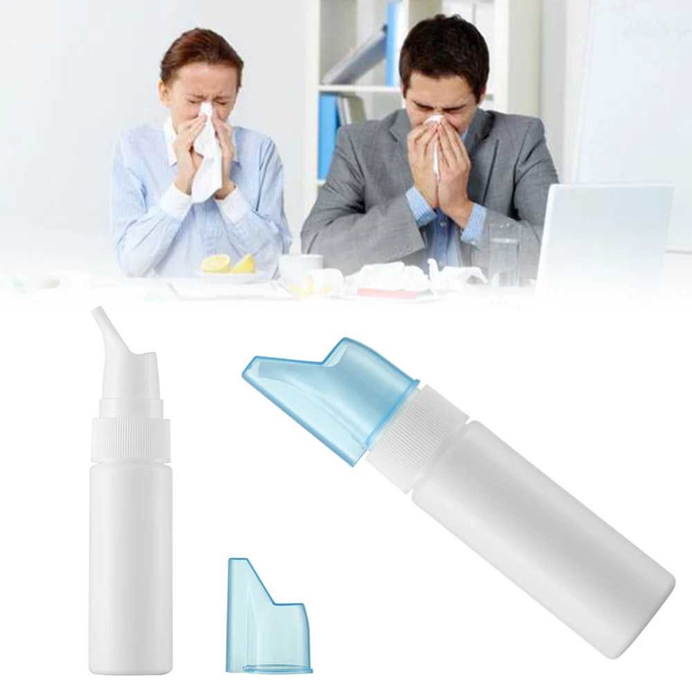 Портативный горшок для мытья носа, для взрослых и детей, спрей для промывания носа, пустая бутылка для ухода за здоровьем, антиаллергенный стерилизационный спрей, пустой