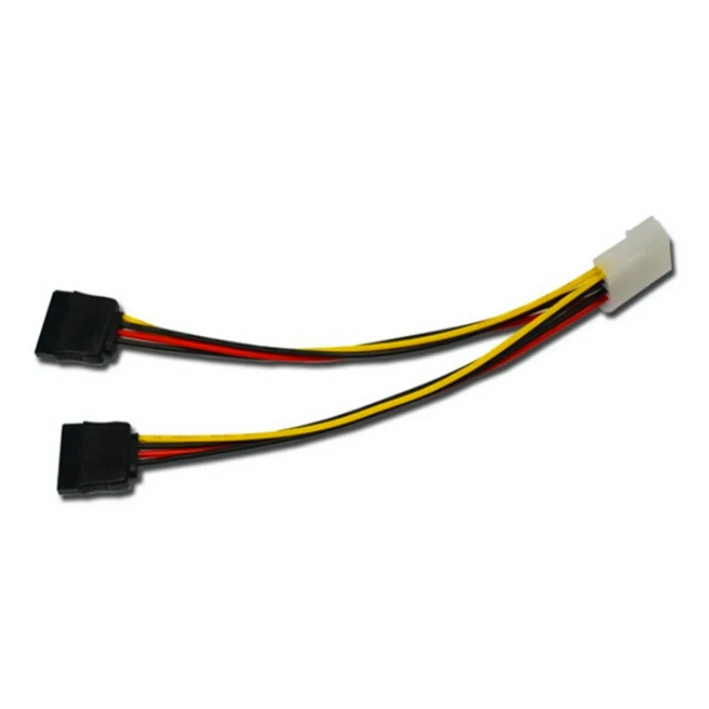 Molex до 2 х SATA/Serial ATA Мощность распределитель HDD кабель адаптер конвертер