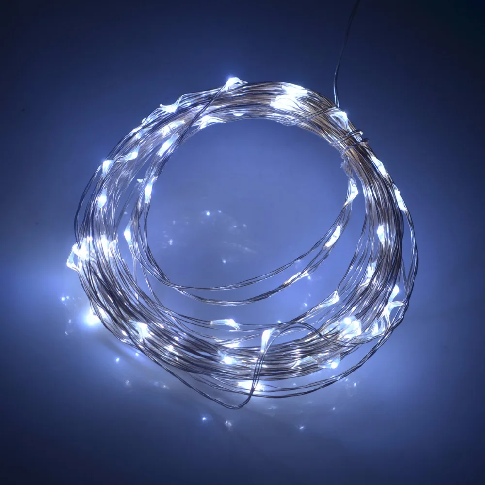 5 м 10 м USB медный провод светодиодный гирлянда Ночные Огни праздничного освещения для гирлянды сказочная Рождественская елка украшение для свадебной вечеринки