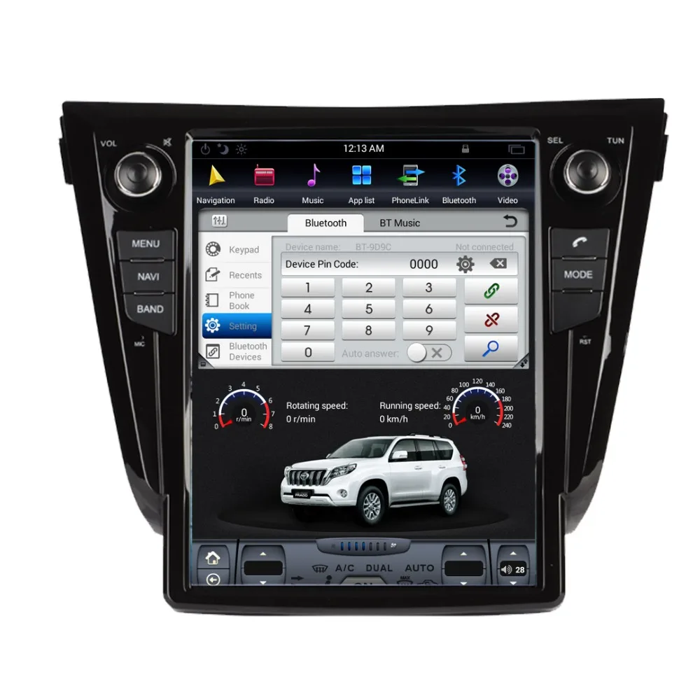 2 Din Tesla Style 12 1 &quotAndroid 6 0 автомобильная лампа для NISSAN gps навигация dvd плеер Qashqai 2013 2018