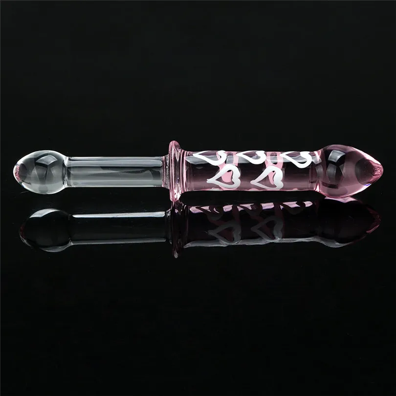 Кристалл Dildo пенис G Spot Массажер для мастурбации Анальная попа секс игрушка