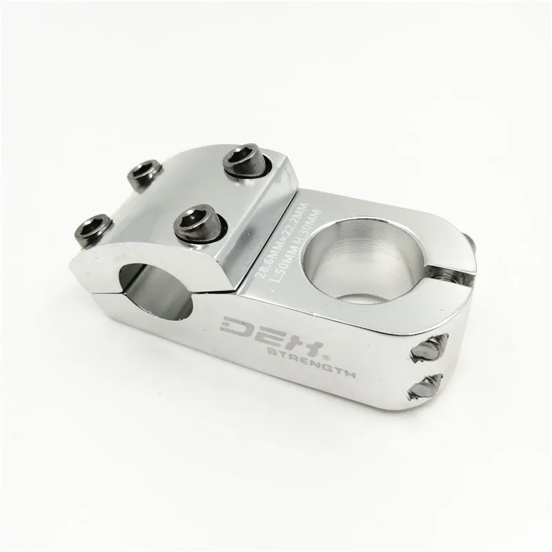 BMX Bicycle Stem 22.2 mm * 28.6 mm High Strength Aluminum Alloy Fixed