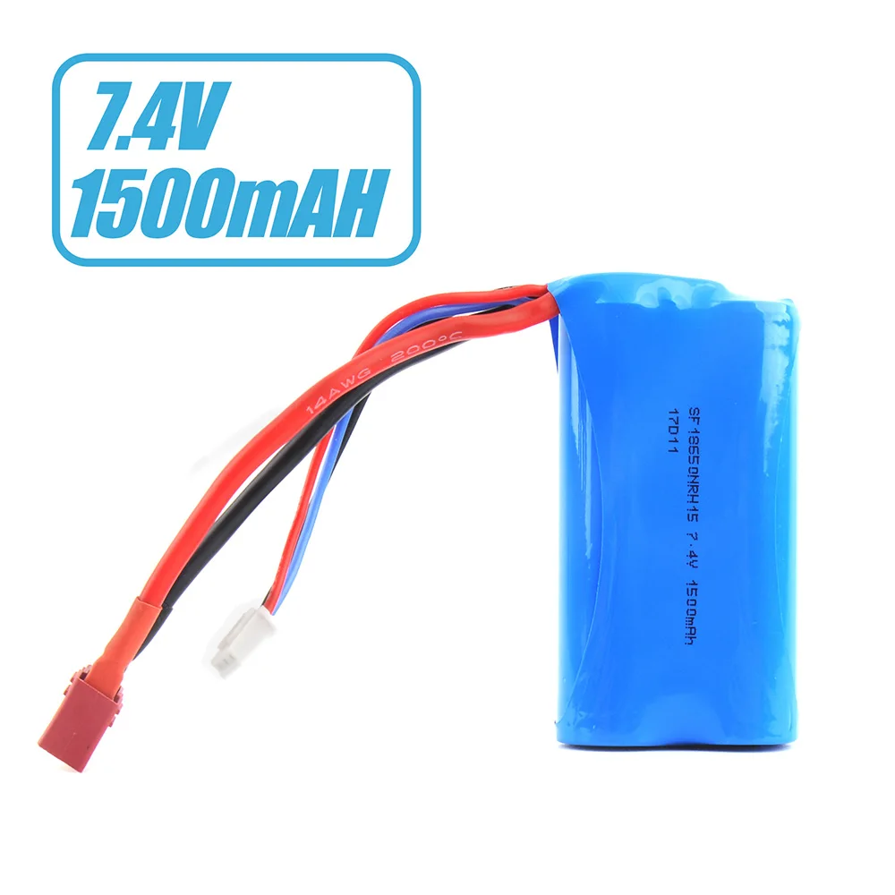 

Battery Rc Lipo Battery 2S 7.4V 1500mAh 20C Max 30C for Wltoys 12428 12423 1:12 RC Car Spare parts