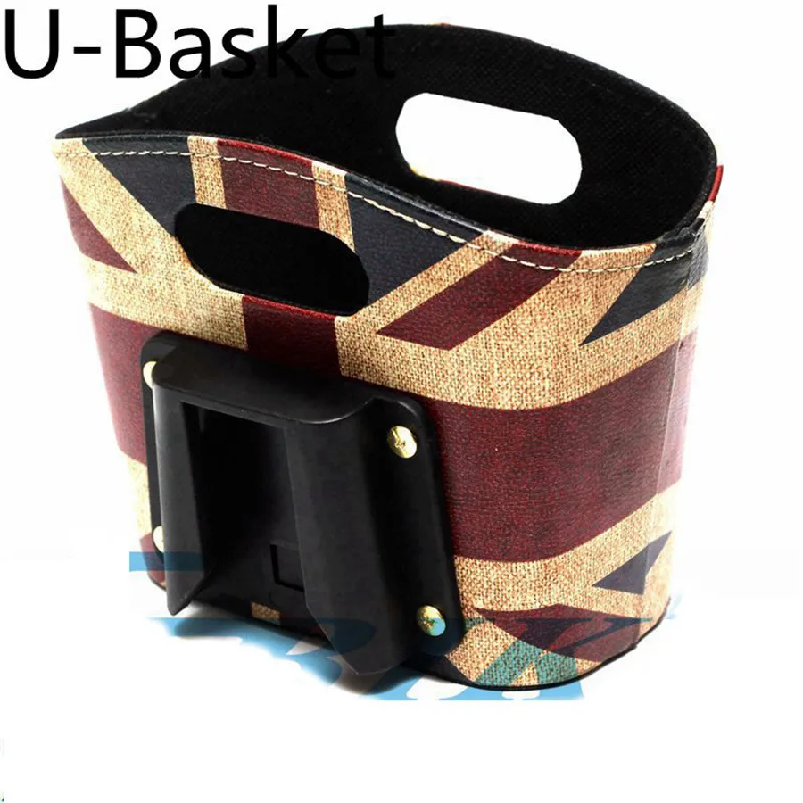 

Aceoffix for Brompton Bike Bag 19*15*10CM Union Jack basket U-basket Vegetable basket 2019