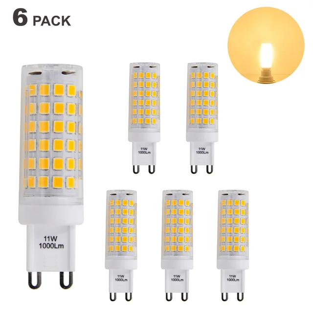 Brightest G9 GU9 LED Capsule Light Bulbs 11W 1000Lm Small Corn Bulbs
