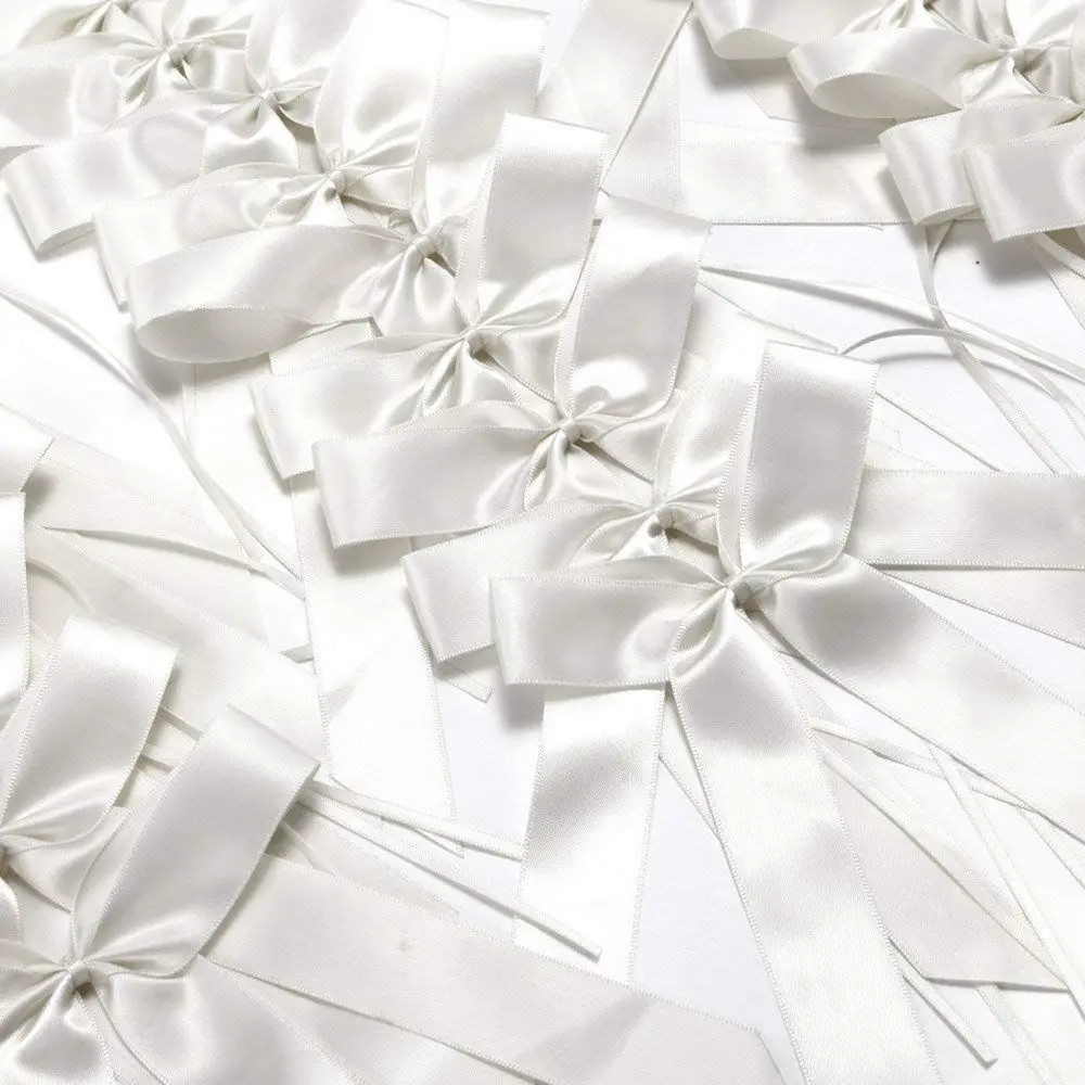 Украшение автомобиля Свадебный галстук-бабочка свадебные украшения 25 шт белый
