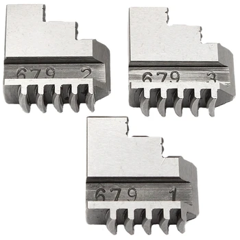 

3 Pcs Outside Jaws For K11-80 K11 80 80mm 3 Inch 3 Jaw Chinese Lathe Chuck Cartridge Lathe Accessories