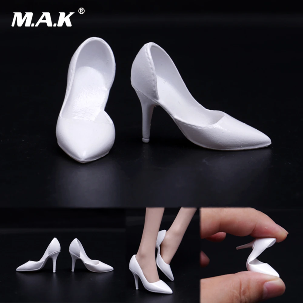 

1/6 Scale High Heeled Shoes soft plastic shoes model For Lady suit Female Action Figure Hot toys PH JIAODOLL Accessory
