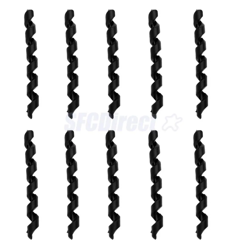 10Pcs Soft Rubber Spiral Bicycle Frame Protector Shift Cable Outer Brake Gear Hose