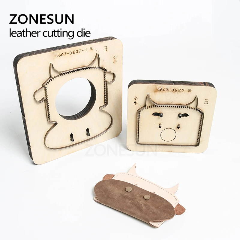 ZONESUN индивидуальный кожаный держатель для монет в форме телячьей кожи кошелек
