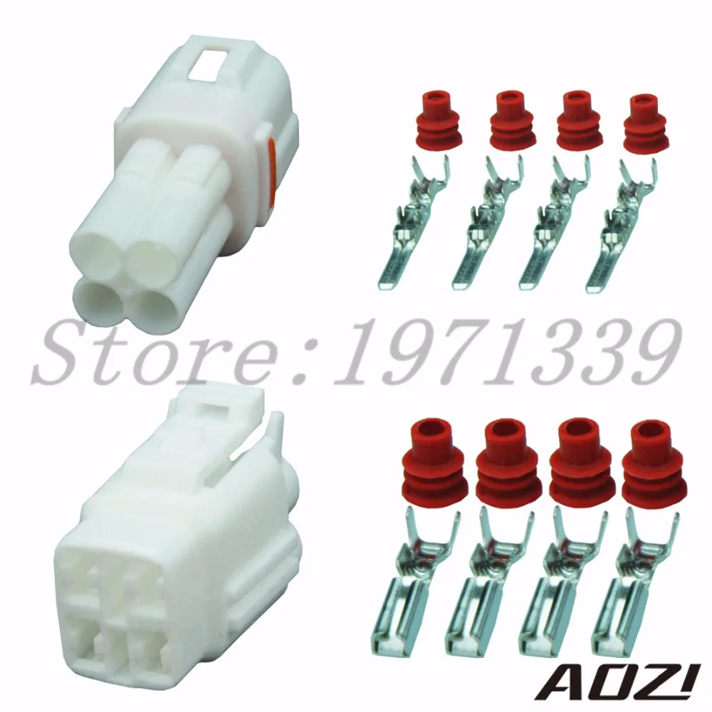4 Pins Cable Automotive Distributor Connector 6180 4771 Plug Female Plastic Connector 6188 0004