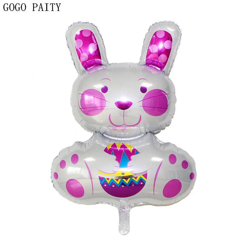 GOGO paity Детская игрушка кролик алюминиевые воздушные шары День рождения украшение воздушный шар