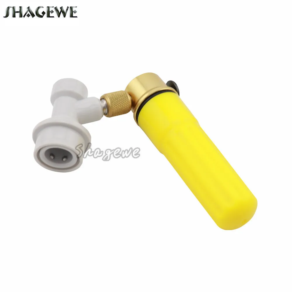 

Homebrew Portable Keg Charger Co2 Injector Draft Beer Dispenser & Gas Ball Lock Disconnect Fitting Cornelius Keg Soda Tool