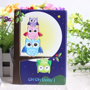 New cartoon passport holders men travel passport cover pvc leather 3D Design with 22 different styles for travel