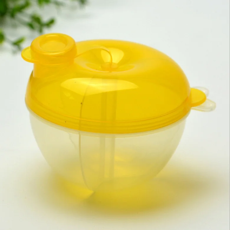 1 шт. портативный для малышей молочный порошок формула диспенсер контейнер для хранения кормления коробка - Цвет: Цвет: желтый